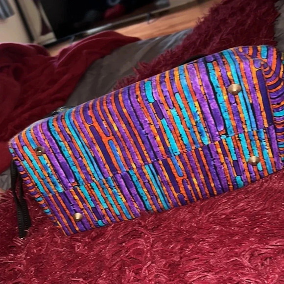 Kweenzyafrik Ankara Vintage printed handmade Keimie Carry all Tote hat set - Picture 16 of 17